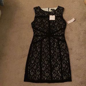 Black laced dress NWT